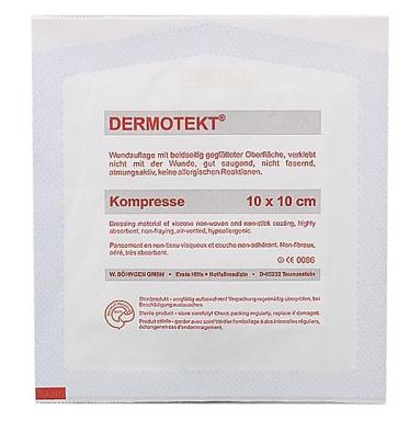 Dermotekt®Kompresse 10 x 10 cm | 2 Stück Wundkompresse