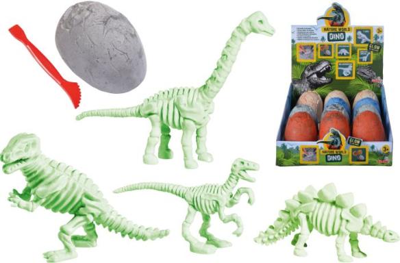 Dino Skelett im Ei Ausgrabung, 4-sort., Nr: 104342549