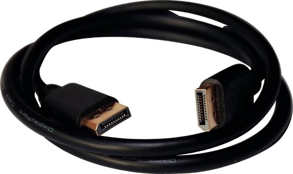 DisplayPort Kabel, 1,0m, schwarz 