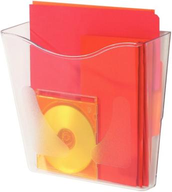DocuPockets 210 Wandhalter hoch für Prospekte glasklar
