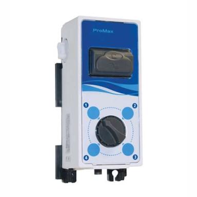 Dosiersystem/Dosiergerät/Dosierpumpe "Seko ProMax", für 4 Produkte | 4 Liter/min Chemikaliendosier- und Verdünnungssystem, Modell mit Aktivierung per Dosierknopf (Flaschenbefüllung)