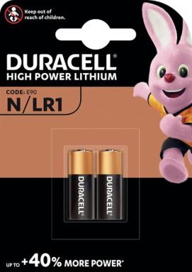 Duracell Batterie für Schließanlagen und Fernbedienungen, Lady (N), VE: 2 Stück