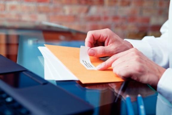 Dymo Ordner-Etiketten schmal 38 x 190 mm weiß 110 St.   99018