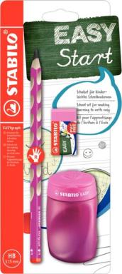 Image EASYgraph_Schul-Set_pink_Bleistift_Spitzer_img1_4403331.jpg Image