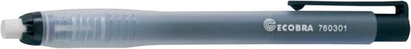 Ecobra Radierstift nachfüllbar transparent schwarz # 760301
