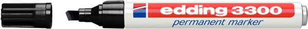 Marker 3300 Keil 1-5mmschwarz nachfüllbar mit edding T 25