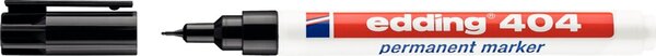 Permanentmarker Edding 404 Rundspitze 0,75mm schwarz
