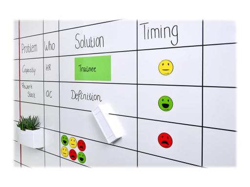 EDDING 6 Legamaster Agile Smiley gemischt Magnete farbsortiert; 1 Pack = 6 St.