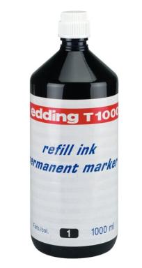 EDDING EDDI e-T1000 refill ink perm. 4-T1000001 marker schwarz 4-T1000001