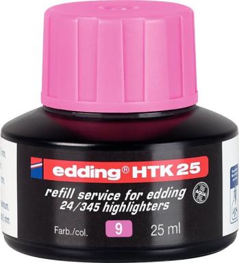 EDDING HTK25 rosa Nachfülltinte mit Kapillarsystem (4-HTK25009)