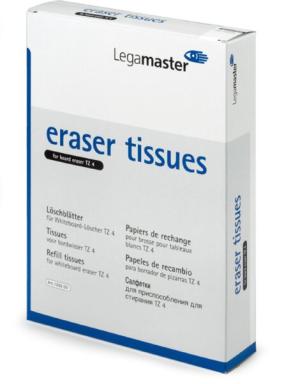EDDING Löschpapier für Legamaster Whiteboardlöscher TZ4/7-120600 Inh.100