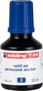 EDDING Nachfülltusche Marker T25 Blau 30 ml wasserfest: Ja 4-T25003