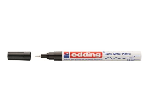 EDDING Paint-Marker Edding E-780 Schwarz Nadelform 0.8 mm (max) 1 St.