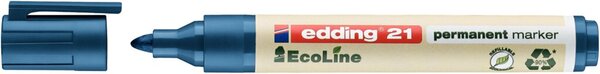 EDDING Permanent-Marker EcoLine Edding E-21 Blau Rundform 1.5 - 3 mm 1 St.