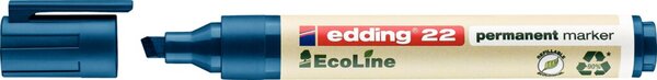 EDDING Permanent-Marker EcoLine Edding E-22 Blau Rundform 1 - 5 mm 1 St.