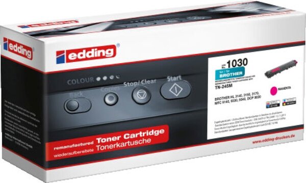EDDING Toner ersetzt Brother TN-245M Kompatibel Magenta
