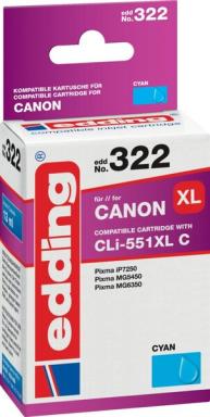 EDDING ers.Canon CLI-551XL C (18-322)