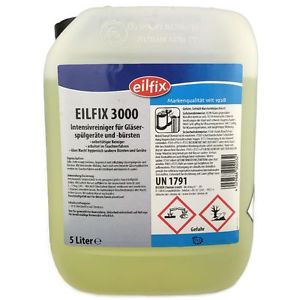 EILFIX 3000 Intensivreiniger für Gläserspülgeräte und Bürsten | 5 Liter <br>zur Reinigung der Bürsten 