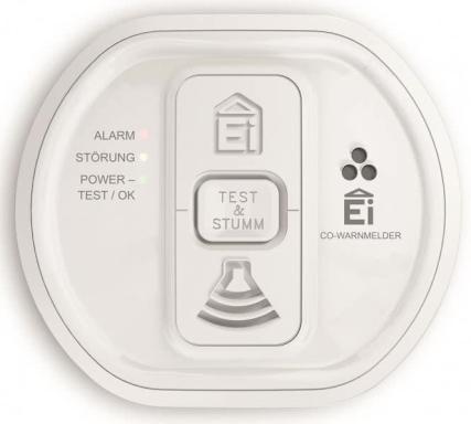 EI ELECTRONICS Kohlemonoxidwarnmelder 10-Jahres Batt.Funk
