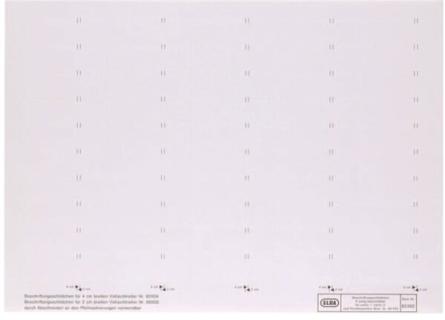 Beschriftungsschildchen f.Vertic 1 Hängeregistratur - weiss