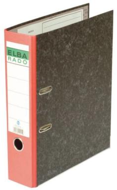 ELBA-Rado-Wm Ord.A4 rot 80mm