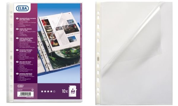 ELBA Prospekthülle, DIN A4, PP, 0,0 7 mm, glasklar (335286100)