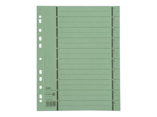 ELBA Trennblätter mit Perforation, DIN A4 Überbreite, grau