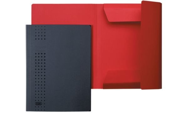 ELBA chic-Sammelmappe aus Karton, A 4, anthrazit (61314772)