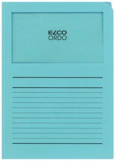 Organisationsmappe Ordo classico, blau, m. Sichtfenster 180 x 100 mm