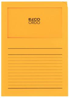 Organisationsmappe Ordo classico, goldgelb, m. Sichtfenster 180 x 100 mm