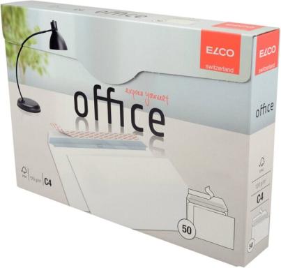 ELCO FSC Briefumschlag C4 HK hoch- weiß 120g Innendruck 324x229mm