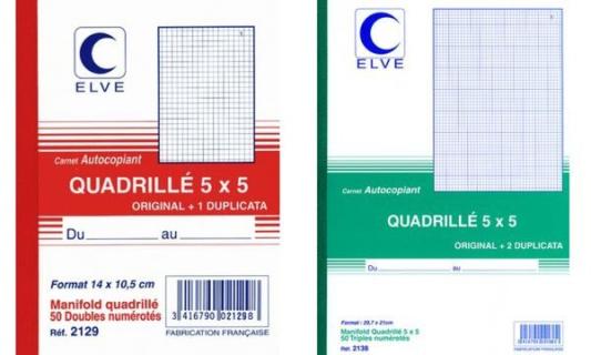 ELVE Notizbuch, 140 x 210 mm, karie rt (5/5) (332238400)