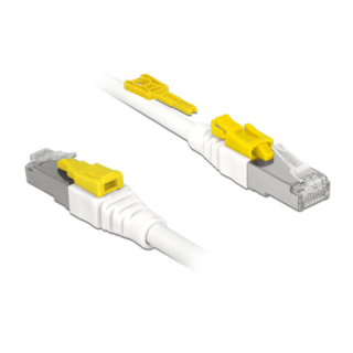 DELOCK RJ45 Kabel Cat 6A Secure  2.0m St/St RJ45 Kabel Cat 6A Secure  2.0m St/St