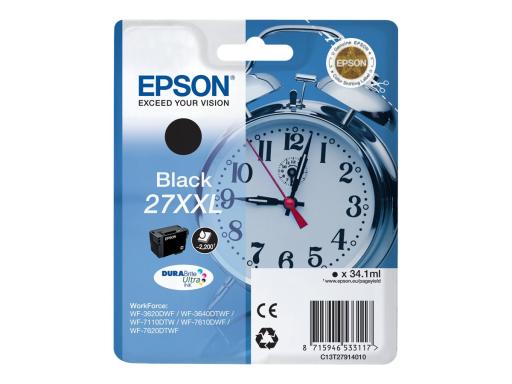EPSON 27XXL XL Schwarz Tintenpatrone