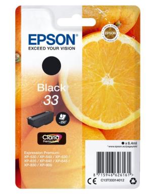 EPSON 33 Schwarz Tintenpatrone