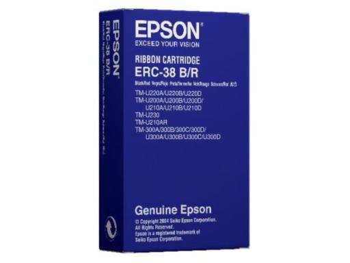 EPSON ERC38 Farbband rot/schwarz