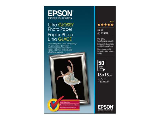 EPSON Fotopapier 13x18 50Bl. glänzend