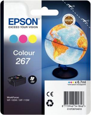 EPSON InkCart/267 3 Colour f WF-100W