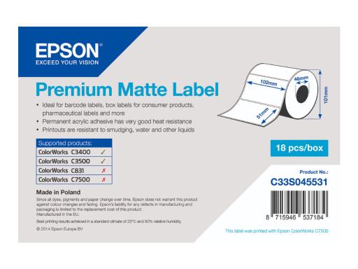EPSON Premium gestanzte Etiketten 650 Etikett(en)