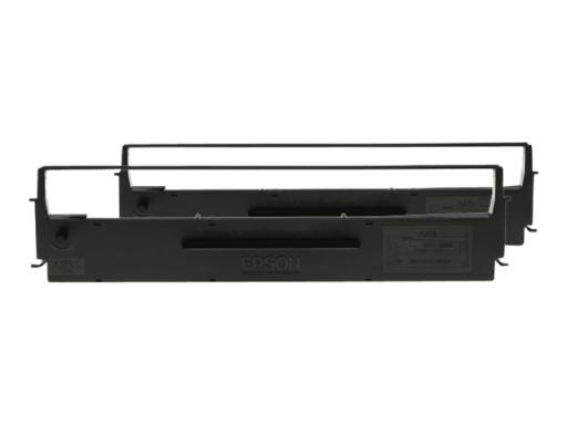 EPSON Ribbon/Black Q-350/300+/300+II Dualpack