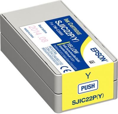 EPSON SJIC22P(Y) Gelb Tintenpatrone