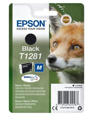 EPSON T1281 Größe M Schwarz Tintenpatrone