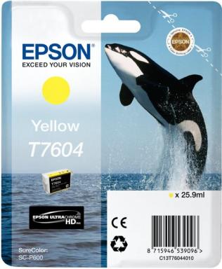 EPSON T7604 Gelb Tintenpatrone