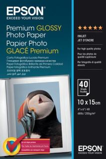 EPSON Premium Glossy Photo Paper Fotopapier 40 Blatt