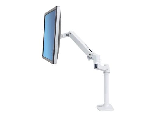 ERGOTRON LX LCD Arm fuer Tischmontage hoher Pfahl weiss fuer Display bis 31,3cm