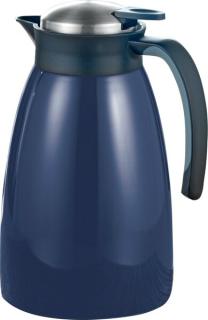 Isolierkanne GLACE, Inhalt: 1,5 Liter dunkelblau, glänzende Oberfläche