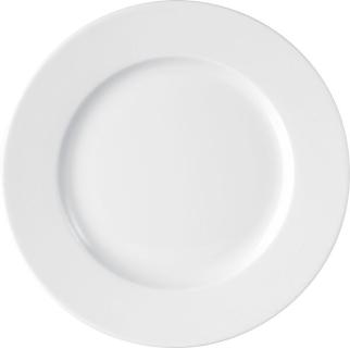 6-tlg. Set Dessertteller ISTA aus weißem Porzellan, 21 cm