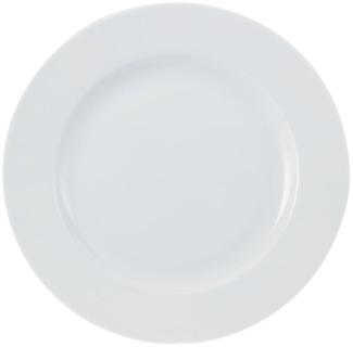 6-tlg. Set Speiseteller ISTA, 24 cm, flach, aus weißem Porzellan