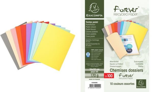 EXACOMPTA Aktendeckel FOREVER 180, DIN A4, dunkelblau (335135400)