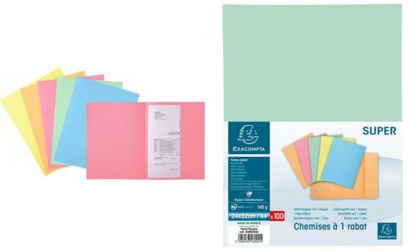 EXACOMPTA Aktenmappe SUPER 160, DIN A4, gelb (8701190)